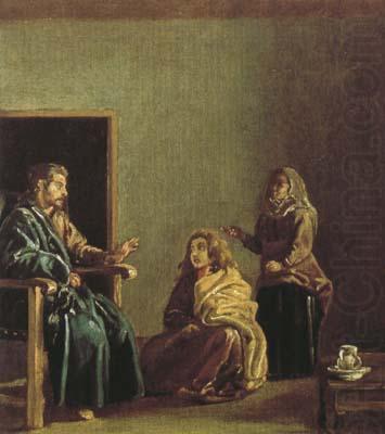 Diego Velazquez Christ in the House of Martha and Mary (df01) china oil painting image